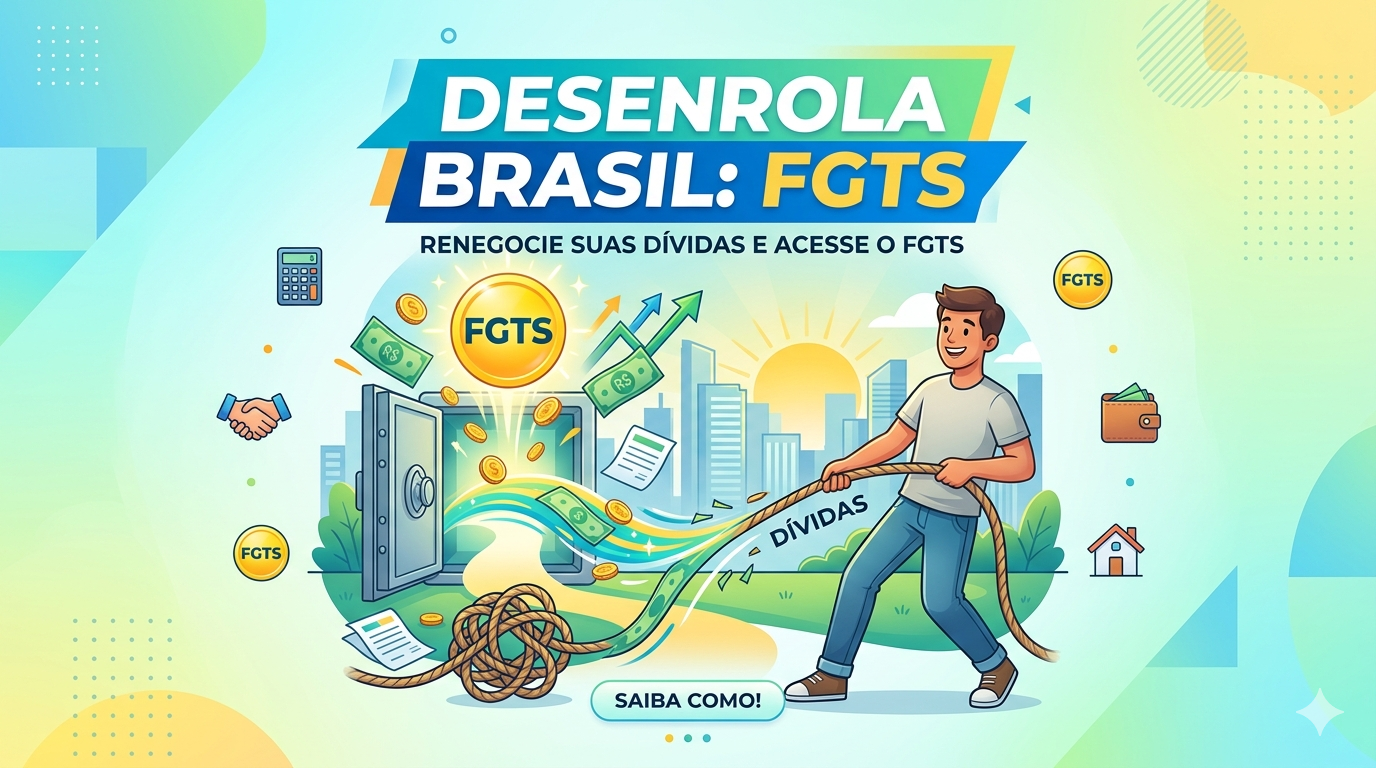 Novo Desenrola com FGTS: como quitar dívidas usando parte do saldo do fundo